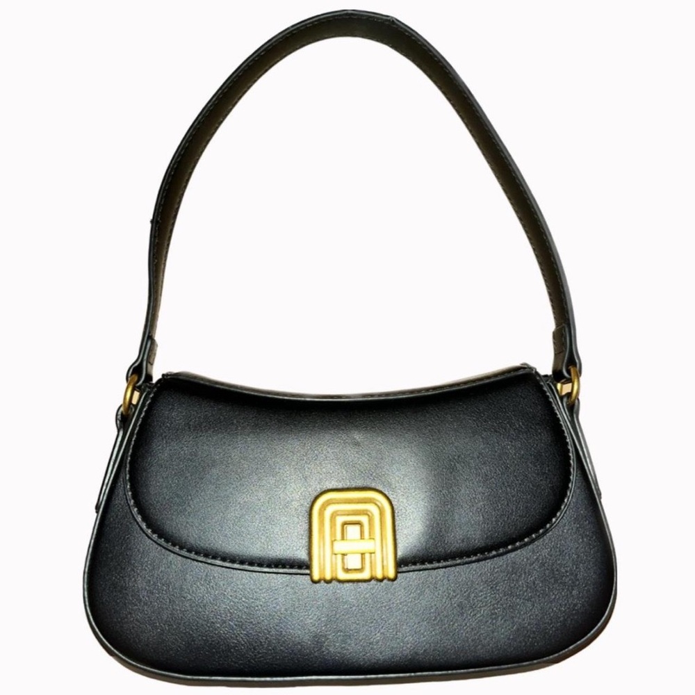 Miztique Black and Gold Accent Purse